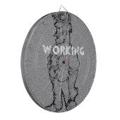 Prachtige Verbazingwekkende Potlood Schets: Overur Dartbord (Voorkant Links)