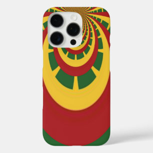 Prachtige Verbazingwekkende Rasta Kleuren Art Prin iPhone 16 Pro Hoesje