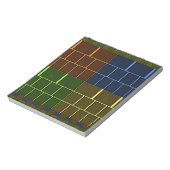 Prachtige verbazingwekkende regenboogkleur geometr notitieblok (Gedraaid)