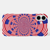 Prachtige Verbazingwekkende Vlag van de Verenigde  Case-Mate iPhone Case (Achterkant (horizontaal))