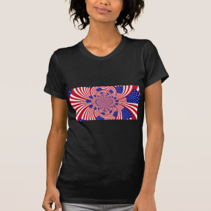 Prachtige Verbazingwekkende Vlag van de Verenigde  T-shirt
