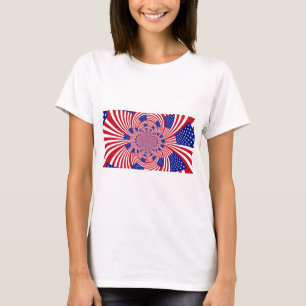 Prachtige Verbazingwekkende Vlag van de Verenigde  T-shirt
