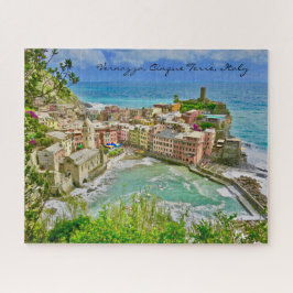 Prachtige Vernazza, Italië Jigzaag Puzzle Legpuzzel