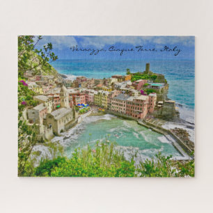 Prachtige Vernazza, Italië Jigzaag Puzzle Legpuzzel