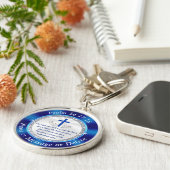 Prachtige verwerkingsscripts, Christelijke Sleutel Sleutelhanger (Zijkant)