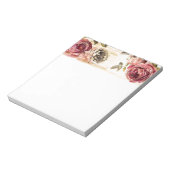 Prachtige Victoriaans Floral Painting Notitieblok (Gedraaid)