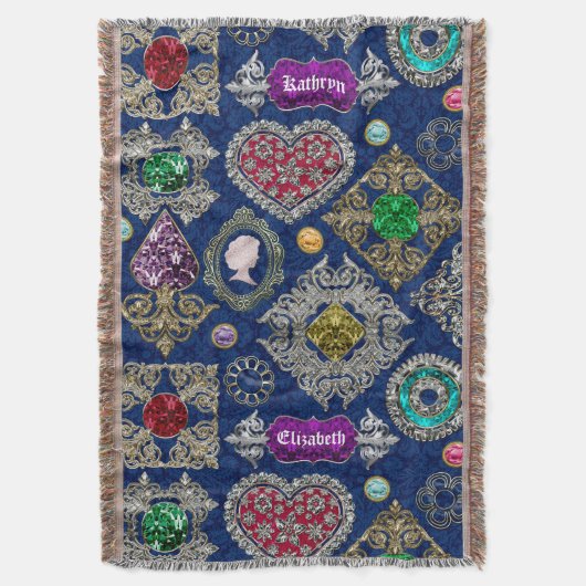 Prachtige Victoriaans juwelen Brooch Gemstone Coll Deken (Voorkant Verticaal)