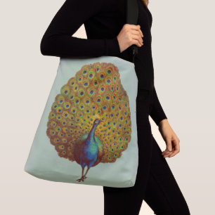 prachtige Victoriaans paukafdruk Crossbody Tas