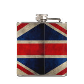 Prachtige  Vlag van de Vlag van het VK - Douanenaa Heupfles (Achterkant)