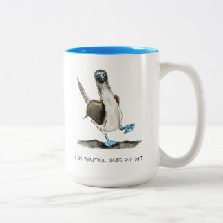 Prachtige vogelbestratingen Mok van tweetone koffi