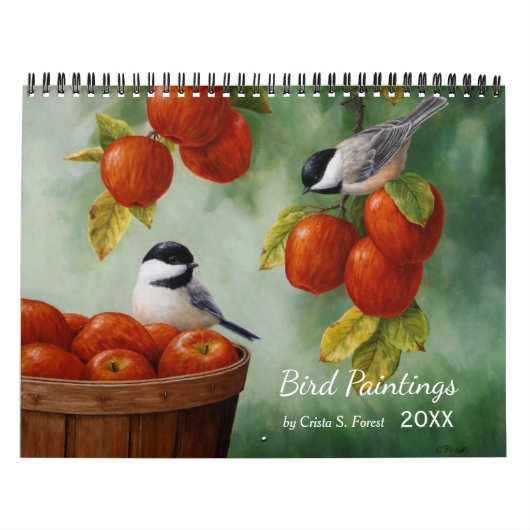 Prachtige vogelschilderingen kalender (Hoes)