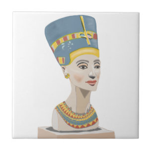 Prachtige vormgeving van Nefertiti Tegeltje