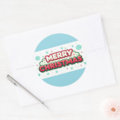 Prachtige vrolijke kerst stickers (Envelop)