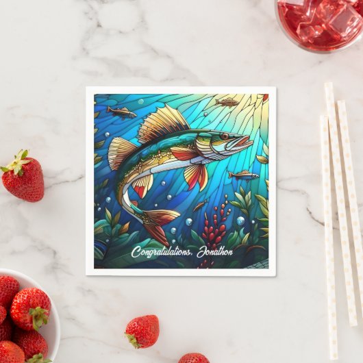 Prachtige Walleye Pike in Lake Servet (Insitu)