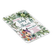Prachtige Waterverf Bloemen Paard Baby shower Magneet (Rechterzijde)