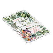 Prachtige Waterverf Bloemen Paard Baby shower Magneet (Rechterzijde)