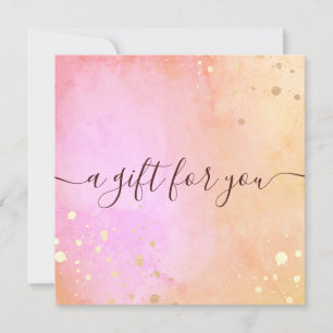 Prachtige Waterverf Cadeaubon