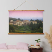Prachtige Waterverf Effect Toscane Italië Hangend Wandkleed (Slaapkamer)