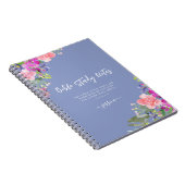 Prachtige Waterverf Floral Bible Study Notitieboek (Rechterzijde)