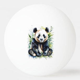 Prachtige Waterverf Panda Beer Pingpongballen