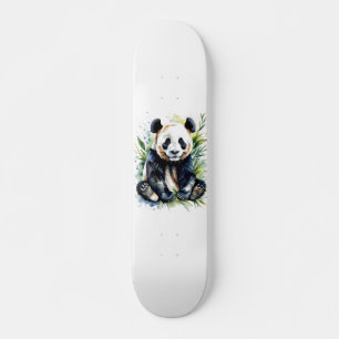 Prachtige Waterverf Panda Beer Skateboard