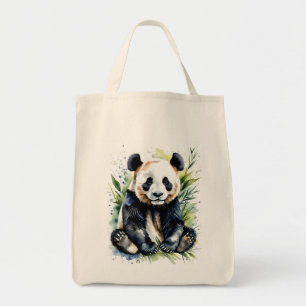 Prachtige Waterverf Panda Beer Tote Bag