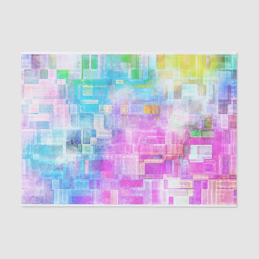 Prachtige Waterverf Pastels Tissuepapier (Voorkant)