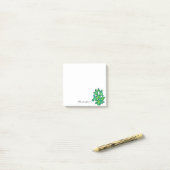 Prachtige Waterverf Prickly Cactus Post-it® Notes (Op bureau)