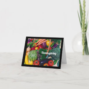 Prachtige wensen voor Thanksgiving Wenskaart Kaart