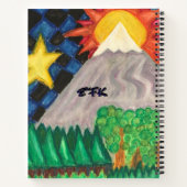 Prachtige Wereld Spiral Notitieboek (Achterkant)