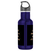 Prachtige Westerne paarden Waterfles (Achterkant)