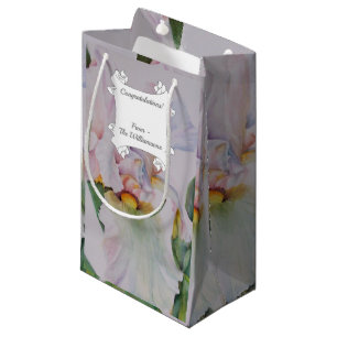 Prachtige White Iris Klein Cadeauzakje