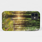 Prachtige wilde bloem bos pad & zonsopgang Case-Mate iPhone case (Achterkant (horizontaal))