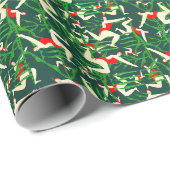 Prachtige wilde zwemmen vrouwen cadeaupapier (Rol Hoek)