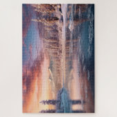 Prachtige winterse natuur legpuzzel (Verticaal)