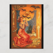 Prachtige Witch Halloween Greeting Briefkaart (Voorkant)