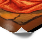 Prachtige Witch  Halloween Greeting Perfect Poster (Hoek)