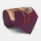 prachtige witpaardenfoto stropdas (Opgerold)