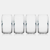 Prachtige witte fantasie feniks. blikvorm glas (Links)