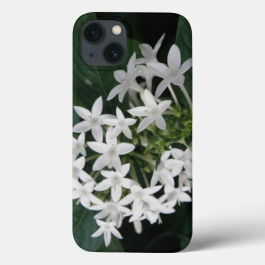 Prachtige witte, tropische draagtas uit bloemen Case-Mate iPhone case (Achterkant)