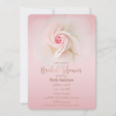 Prachtige zacht roze natte Roos elegant Vrijgezell Kaart (Voorkant)