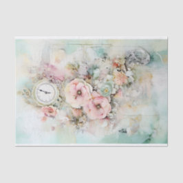 Prachtige, zachte pastel gemengde media tissuepapier