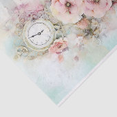 Prachtige, zachte pastel gemengde media tissuepapier (Detail)