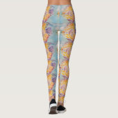Prachtige Zee Waterverf Schilderende Leggings (Achterkant)