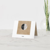 Prachtige Zen - Hartelijk dank Bedankkaart (Achterkant)