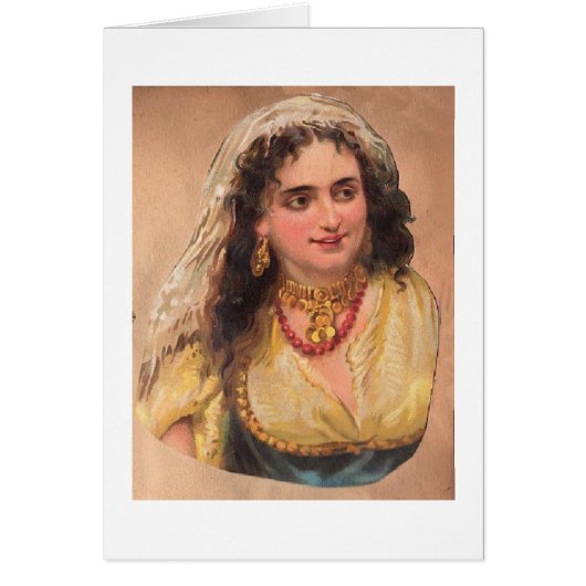 Prachtige  zigeuner, (Voorkant)