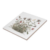 Prachtige zomerse wilde bloemen tegeltje (Zijkant)