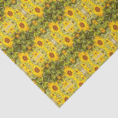 Prachtige  zonnebloem tissuepapier (Detail)