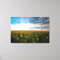 prachtige zonnebloemen met een wolkenblauwe hemel