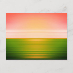 Prachtige zonnescherme Abstracte kunst op groen te Briefkaart